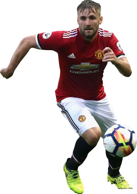 Luke Shaw Manchester United football render - FootyRenders