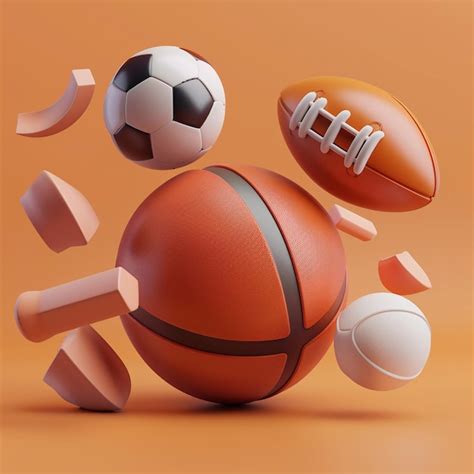 3d Sports Icon Activity And Fitness Illustration Logo Premium Ai
