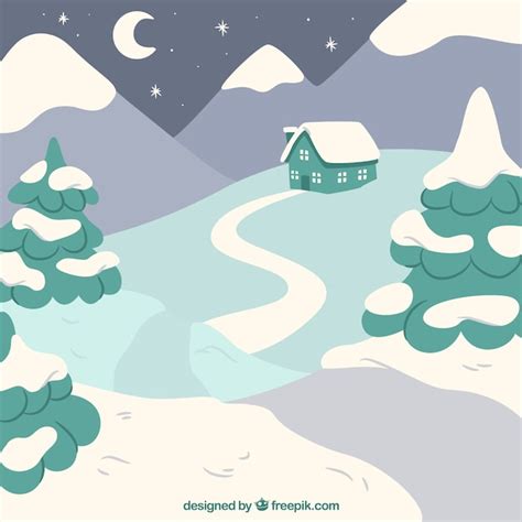 Free Vector Hand Drawn Winter Design