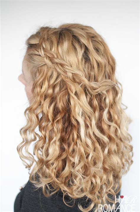 An Easy Half Up Braid Tutorial For Curly Hair Hair Romance