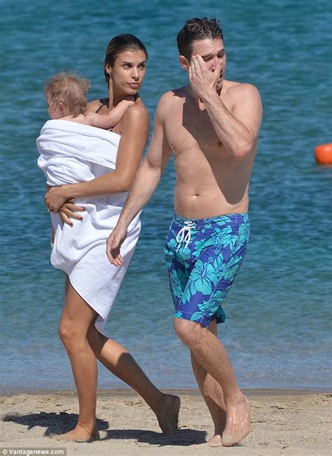 George Clooney S Ex Elisabetta Canalis Shows Off Her Bikini Body In Sardinia Daily Mail Online