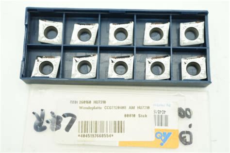 10 X GARANT CCGT 120408 AM HU7310 Wendeschneidplatten Zum Drehen WSP EBay