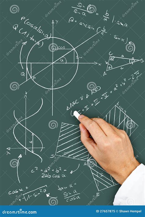 Math diagrams and formulas stock image. Image of calculate - 27657875