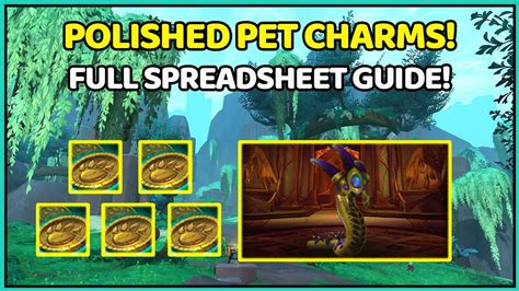 Polished Pet Charm Value Spreadsheet How To Pick The Best Pets