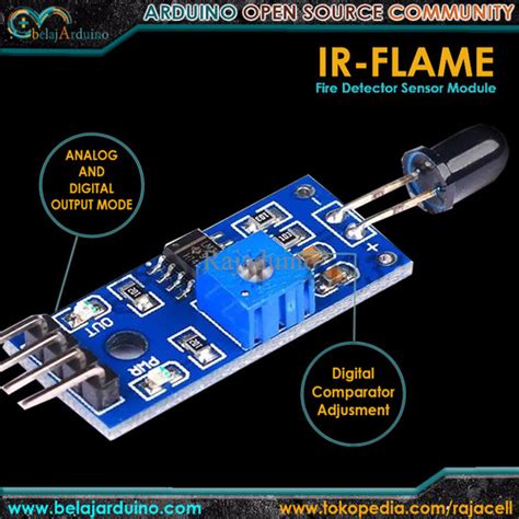 Jual Ir Infrared Flame Detection Sensor Module Pendeteksi Api For