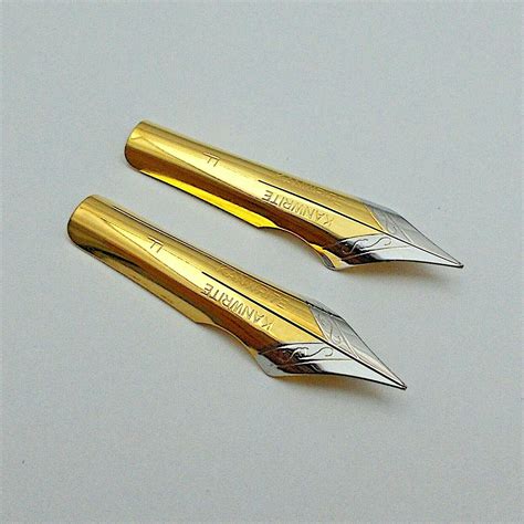 Set Of 2 Kanwrite No6 Fine Ultra Flex Fountain Pen Nibs Kiwipens