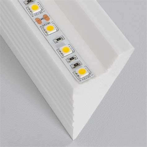 Ledkia Moulure Diagonale Modern M Pour Ruban Led