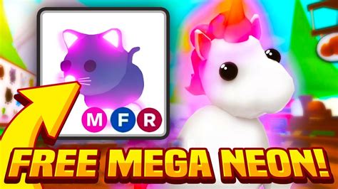 How To Get A FREE MEGA NEON In Adopt Me Adopt Me Mega Neon Update