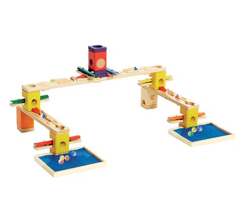 Hape Quadrilla Wooden Marble Run Construction Vertigo Quality Time