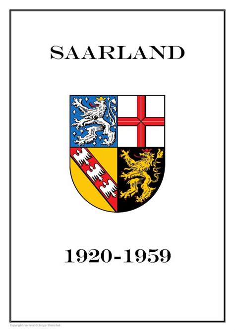 Saarland Saar Sarre Germany Pdf Digital Stamp Album Pages