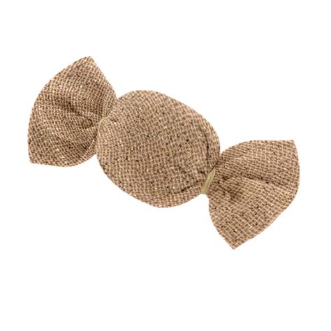 Petite barrette mini bonbon gaze pailletée camel Papa Pique et Maman Coud