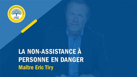 La Non Assistance Personne En Danger Youtube