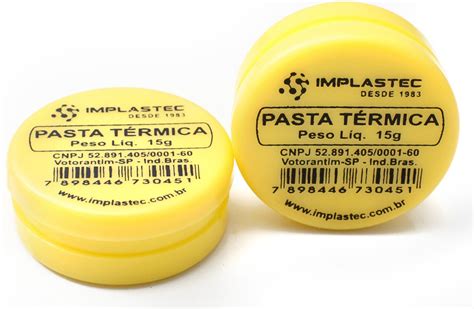 Pasta Térmica 15g Implastec Processador Cpu UltimaX Shop