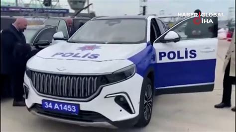 Türkiyenin ilk yerli milli otomobili Togg Polis arabası olarak ilk