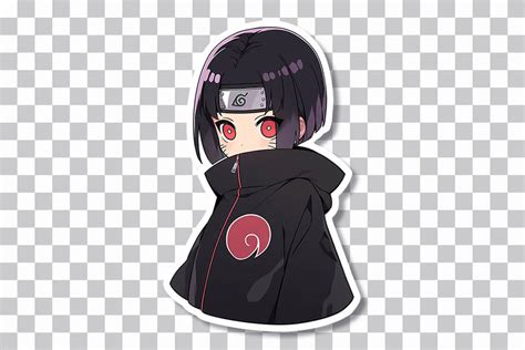 Naruto Chibi Itachi Uchiha Sticker Adorable Anime PNG Sticker