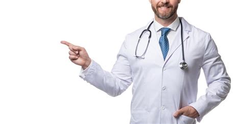 Premium Photo Cropped View Of Doctor With Stethoscope Doctor Isolated