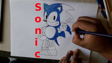 Como Desenhar O Sonic Passo A Passo Em Modo Rapido E F Cil