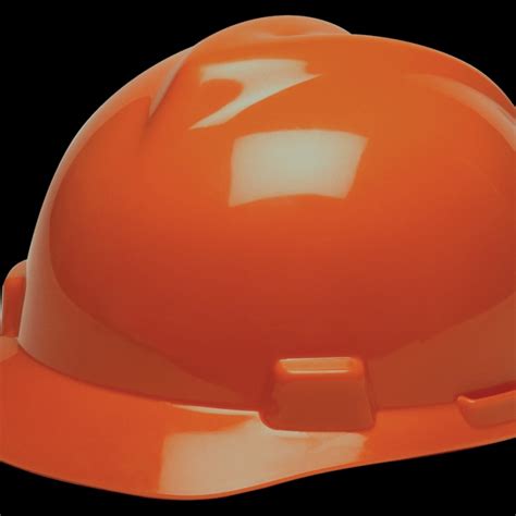 Compre Su Casco Tipo Cachucha Msa V Gard Naranja Suspension Fast Trac