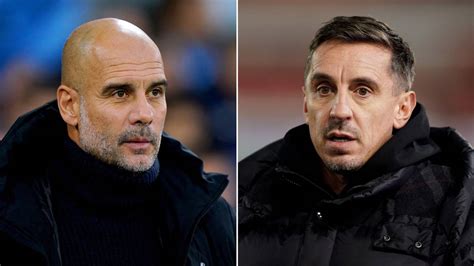 Gary Neville Predicts Pep Guardiolas Tactics In Arsenal Vs Man City As