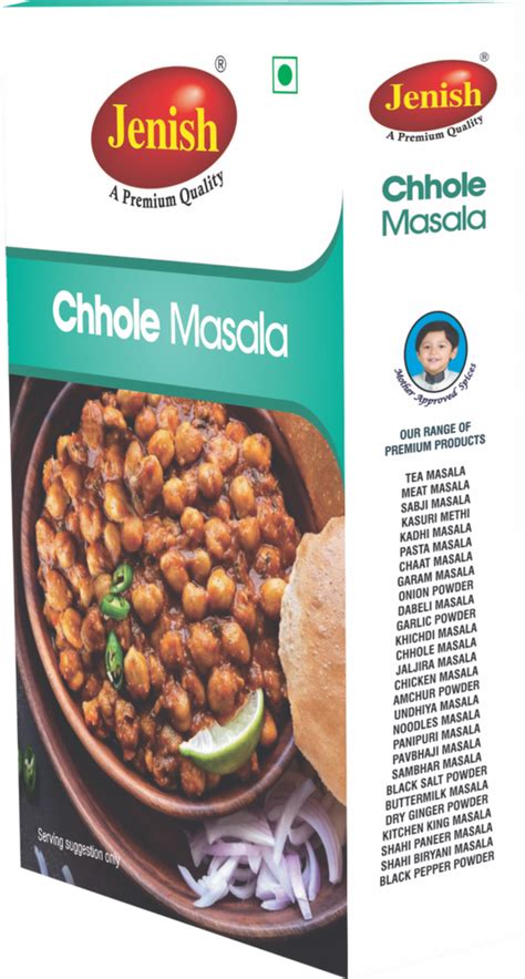 Jenish Chhole Masala Packaging Size G G G Kg Kg At Rs