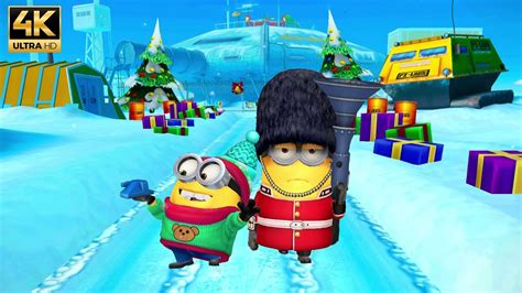 Minion Rush Gameplay Special Mission King S Guard Minion At Minion Rush The Arctic Base Ios