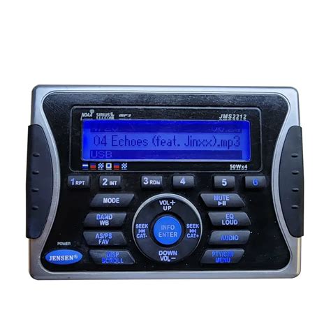 Jensen Marine Jms Am Fm Sirius Xm Ready Hideaway Boat Radio System