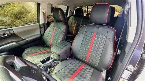 The Best Customized Toyota Tacoma Seat Covers Easy Install Youtube