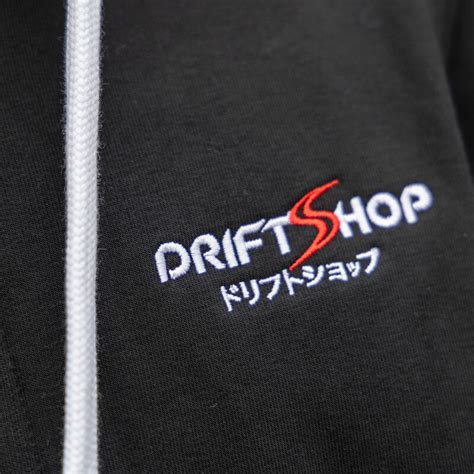 Sweat Zippé à Capuche DriftShop Premium Noir En Stock DriftShop fr