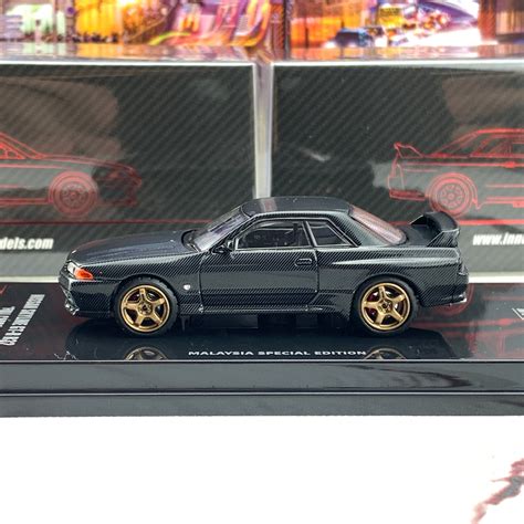 Inno64 1 64 Nissan Skyline Gtr R32 Full Carbon Malaysia Special Editio Tokyo Station