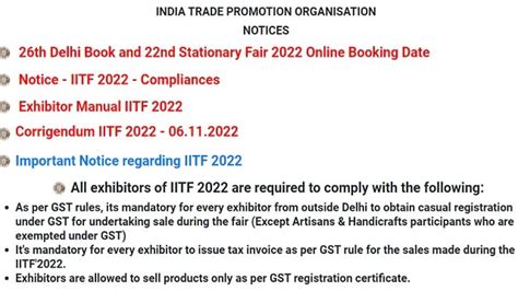 {IITF} Indian Trade Fair Tickets Booking, Price, Registration