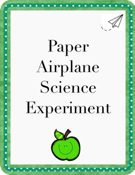 Paper Airplane Science Experiment by The Busy Bee Productivity Coaching LLC