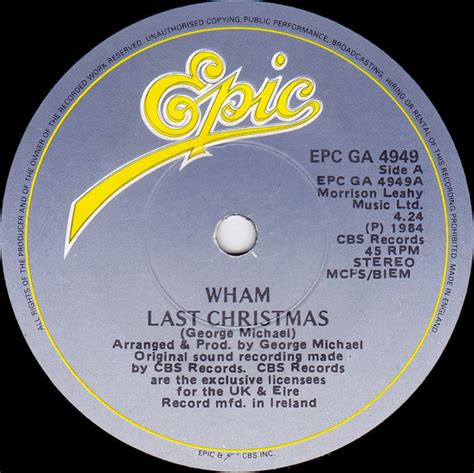 Wham Last Christmas Everything She Wants 1984 Vinyl Discogs