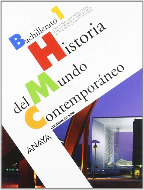 Libro De Texto Historia Del Mundo Contemporáneo Editorial Anaya