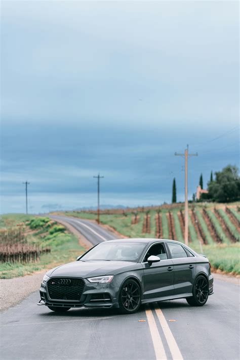 A Yellow Audi A3 On The Road · Free Stock Photo