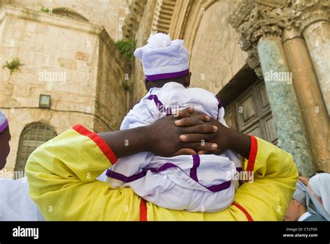 Nigerian Pilgrim Visit The Church Of The Holy Sepulcher In Jerusalem