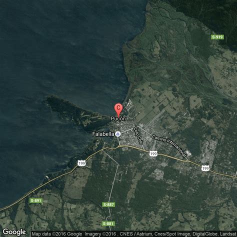 Pucon Chile Map