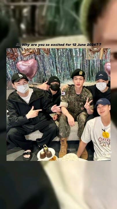 Finally Jin Is Discharge From The Military 😇bts Members 💜 Bts Jin