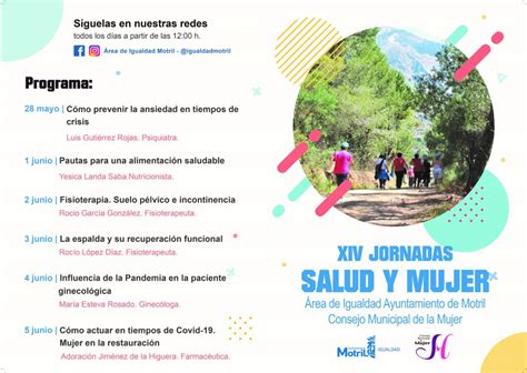 Las Jornadas Salud Y Mujer Incidir N En La Importancia De Las