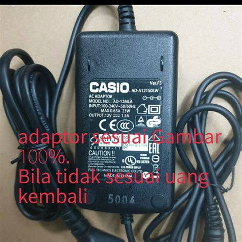 Jual Adaptor Casio Keyboard CTK6000 Dan CTK 6200 Shopee Indonesia