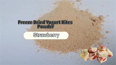 Freeze Dried Strawberry Yogurt Bites Powder In Bulk Loose Supply Buy