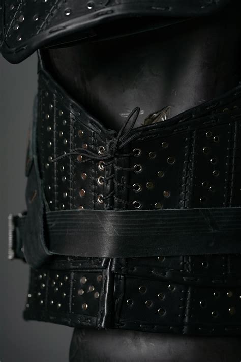 Witcher Geralt Armor Set Cuirass Pauldrons Belt For Larp Etsy