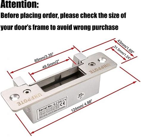 Versatile ANSI Heavy Duty Electric Strike Lock Fail Secure Safe