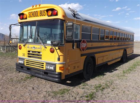 1997 Blue Bird School Bus In Garden City Ks Item H7121 Sold Purple