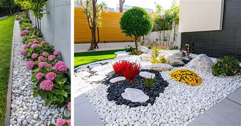 35 Amazing White Rock Landscaping Ideas