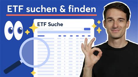 ETF Suche In Der Praxis Den Richtigen ETF Finden NEUES Tool YouTube