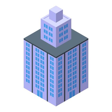 Icono De Edificio De Varios Pisos De Piso Vector Isom Trico Bloque De