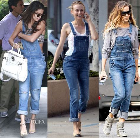 Celebrities In Denim Overalls