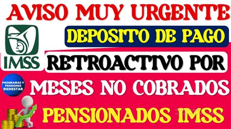 Aviso Importanteent Rate Del Deposito De Pagos Retroactivos Por