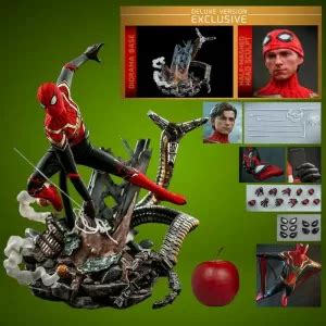 Spiderman Integrated Suit Deluxe Sixth Scale Figure By Hot Toys