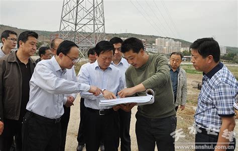 杨维俊检查城市重点建设项目加快项目建设进度图 天水在线